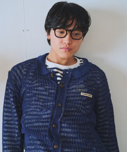 common gull products. カーディガン くしゃくしゃなニット