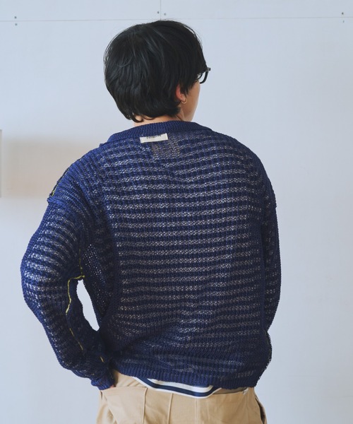 common gull products. カーディガン くしゃくしゃなニット