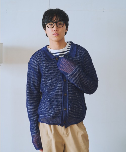common gull products くしゃくしゃなニットカーデ common gull products. カーディガン くしゃくしゃなニット