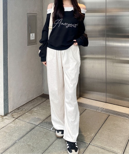 Mejoul スウェットパンツ ジャージ ウエストサイドレース スウェット