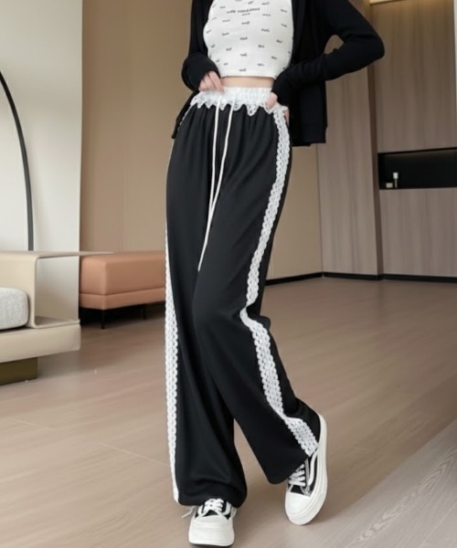 Mejoul スウェットパンツ ジャージ ウエストサイドレース スウェット