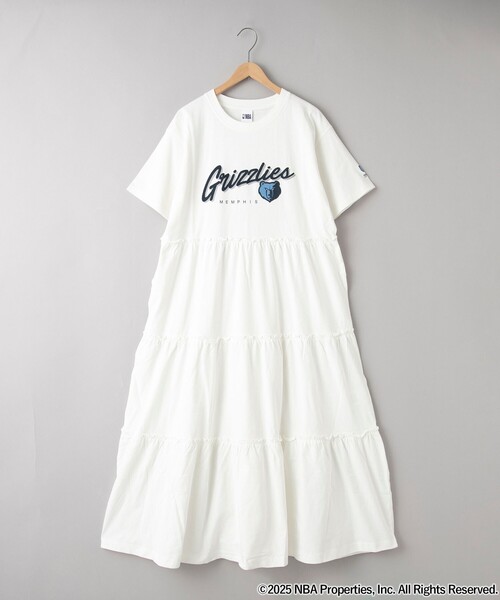 ワンピース NBA別注 ティアードロゴプリントTシャツワンピース | coen | 23