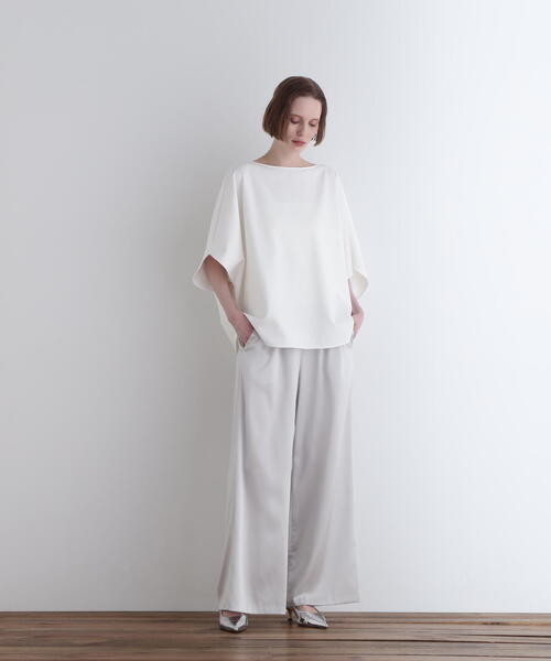 LE PHIL パンツ クラシックサテンパンツ レディース : ZOZOTOWN