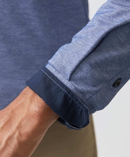 MK MICHEL KLEIN HOMME シャツ 「洗える」PARINEカノコシャツ メンズ