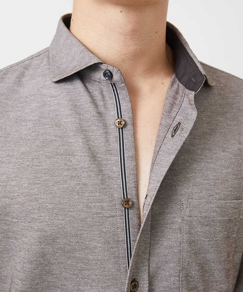 MK MICHEL KLEIN HOMME シャツ 「洗える」PARINEカノコシャツ メンズ