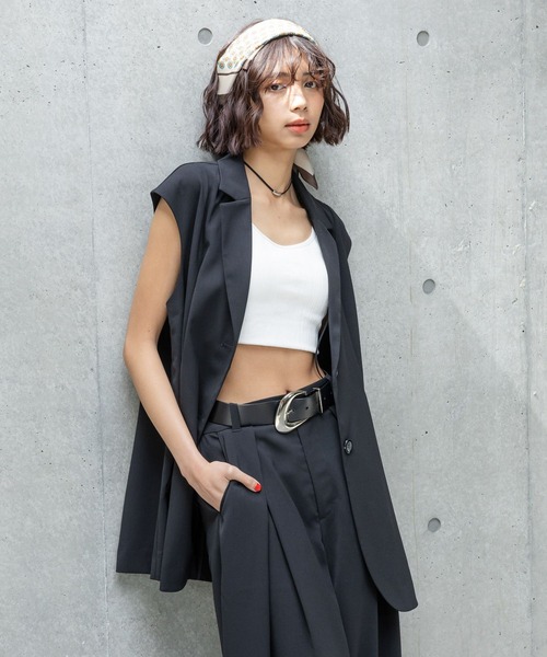 PAGEBOY（ページボーイ） ベスト ジレ セットアップロングベスト