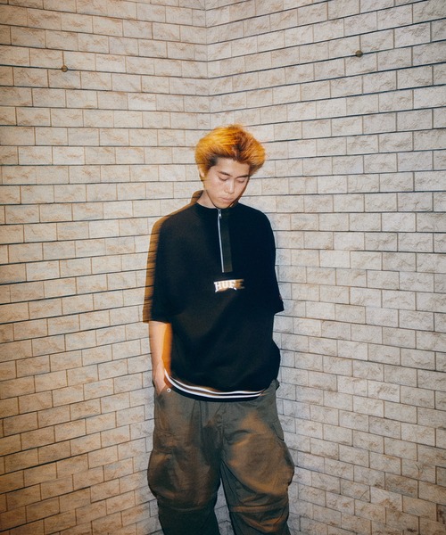 「HUF」 半袖Tシャツ LARGE アッシュグレー メンズ