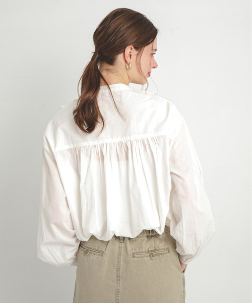 ☆美品☆ URBAN RESEARCH Sonny Labelフリルブラウス☆ セール】『UR TECH』 スタンドフリルブラウス（シャツ/ブラウス