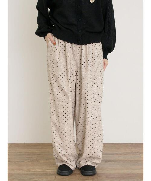 Samansa Mos2（サマンサモスモス） パンツ 「M/Lサイズ」ドット柄