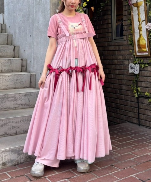 Candy Stripper スカート FULL OF RIBBON HARNESS TULLE