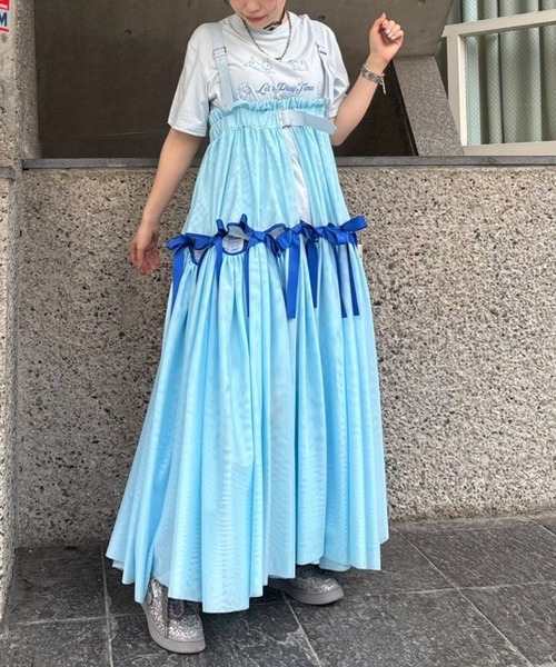Candy Stripper RIBBON RIBBON ドレス M ブルー Candy Stripper（キャンディストリッパー）の「RIBBON RIBBON