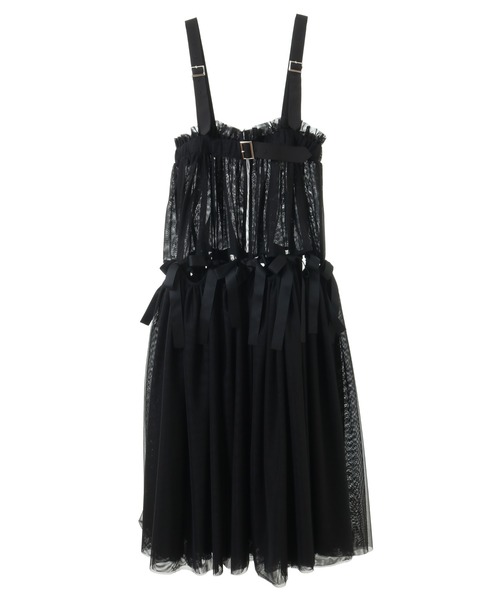 Tulle ribbon harness (リボン装飾チュールハーネス) Candy Stripper スカート FULL OF RIBBON HARNESS TULLE
