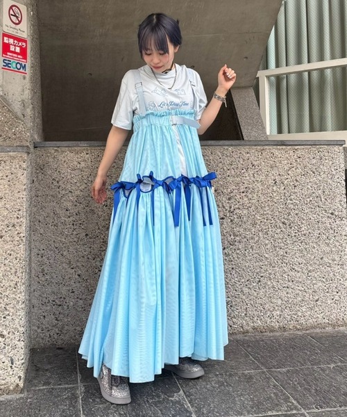 candy stripper スカート ボトムス Candy Stripper スカート FULL OF RIBBON HARNESS TULLE