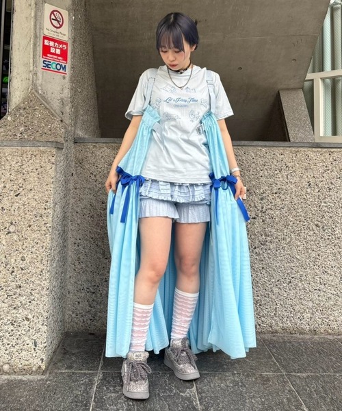 新品訳あり　Candy Stripper  SUSPENDER スカート Candy Stripper スカート FULL OF RIBBON HARNESS TULLE