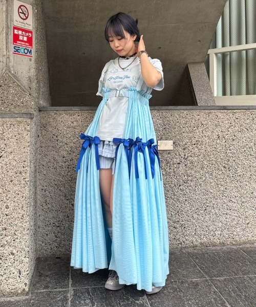 新品訳あり　Candy Stripper  SUSPENDER スカート Candy Stripper スカート FULL OF RIBBON HARNESS TULLE