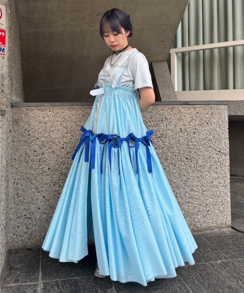 candy stripperチュールスカート セール】FULL OF RIBBON HARNESS TULLE スカート（スカート