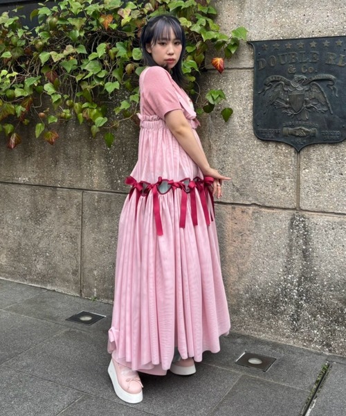 candy stripper スカート ボトムス Candy Stripper（キャンディストリッパー）の「DRAWSTRING LINED