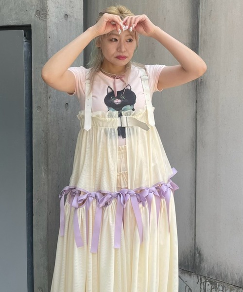 Candy Stripper スカート FULL OF RIBBON HARNESS TULLE