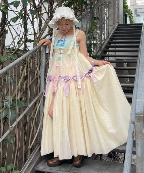 Candy Stripper スカート FULL OF RIBBON HARNESS TULLE