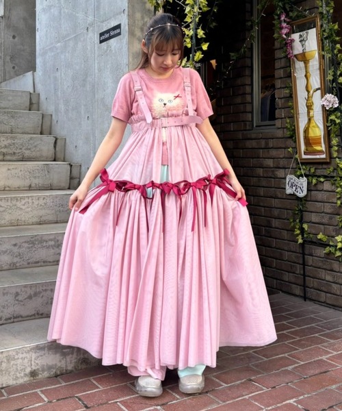 Candy Stripper スカート FULL OF RIBBON HARNESS TULLE