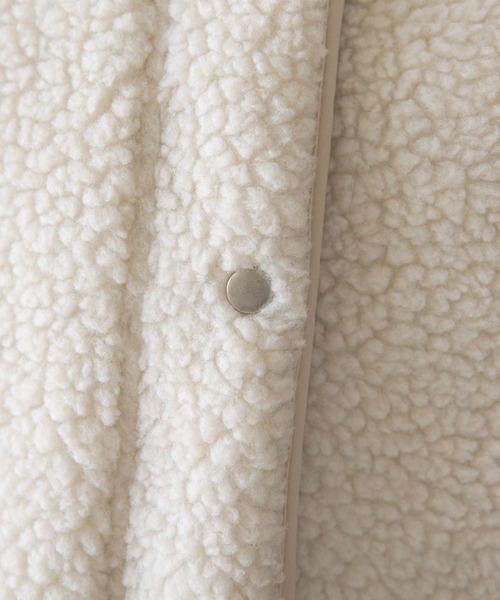 「rectangle」 ノーカラーコート FREE ベージュ レディース_画像8