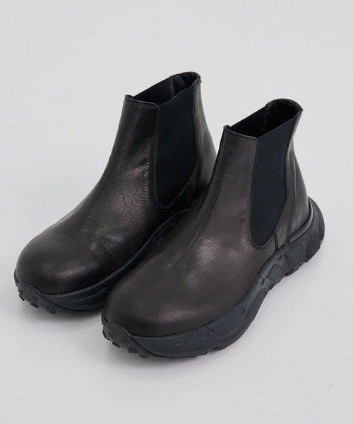 ユナイテッドトウキョウ サイドゴアブーツ ビブラム レザー UNITED TOKYO ブーツ LEATHER Vibram SIDE GORE BOOTS メンズ