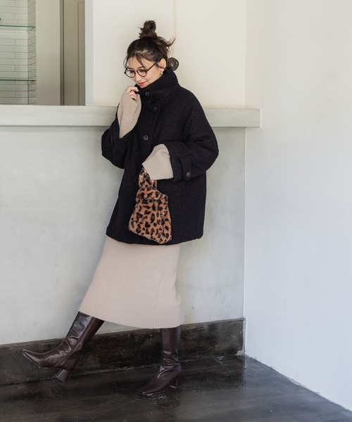 「coca（coca）」 ステンカラーコート M ブラック レディース_画像5