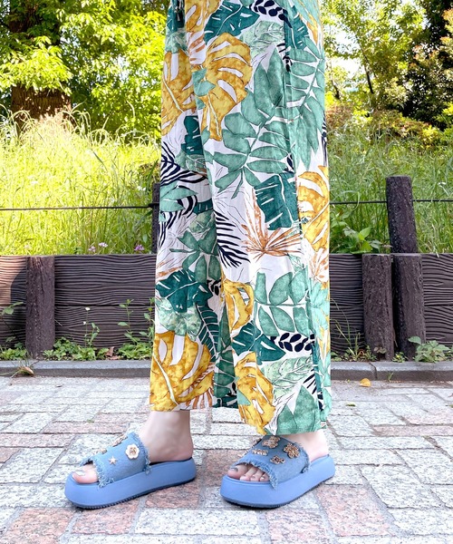 LUGG NAGG（ラグナグ） サンダル 「軽量」モチーフつきフリンジ