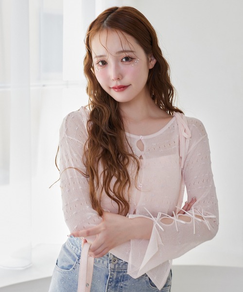 アンサンブル 「PING APPAREL」アンサンブルニット 「LADIES LINE」 (LADIES) PING APPAREL】アンサンブルニット ＜LADIES LINE＞ (LADIES
