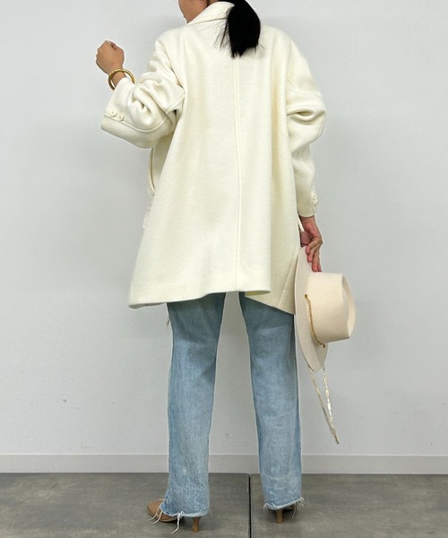Loungedress（ラウンジドレス） ピーコート FREE オフホワイト