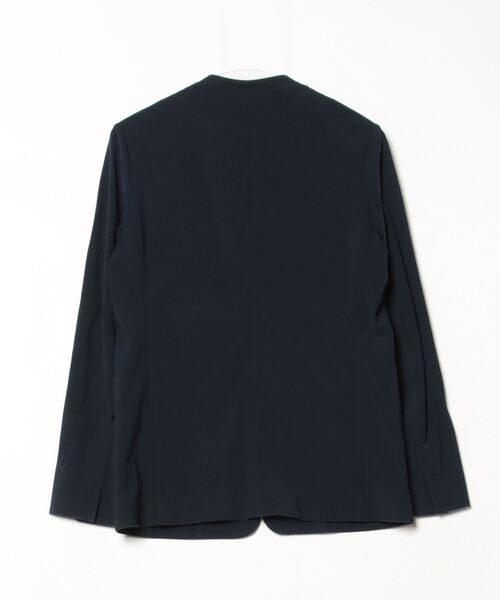 PLST 「PLST」 ノーカラージャケット M ネイビー レディース