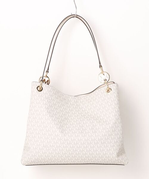 【美品】ホワイト ショルダーバッグ MICHAEL KORS（マイケルコース） ショルダーバッグ バッグ CHRISTINA