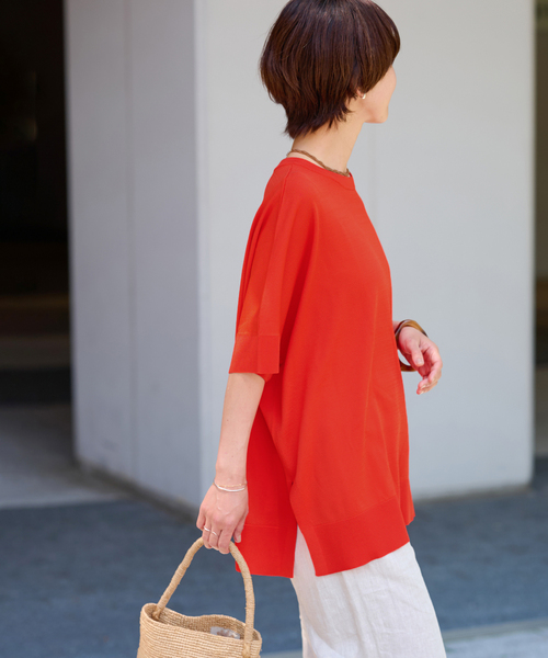 JOURNAL STANDARD relume ロゴニットプルオーバー JOURNAL STANDARD relume ニット セーター 襟付きディーププル