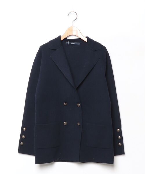 FRAMeWORK（フレームワーク） ニットカーディガン FREE ネイビー