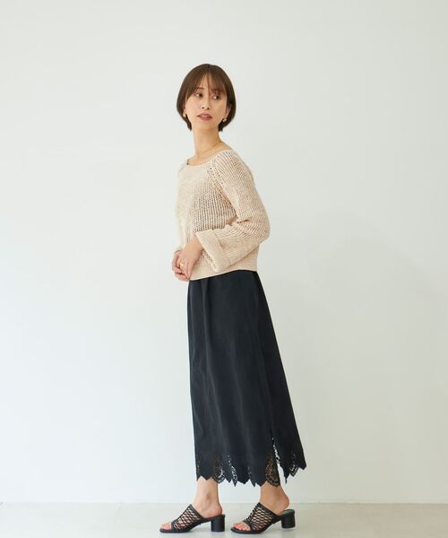 STRATA（エストラータ） ワンピース エンブロイダリースカラップ