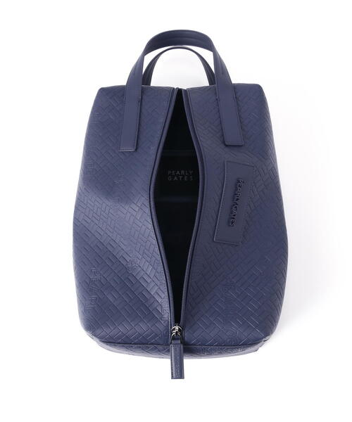 【新品未使用】PEARLY GATES ゴルフ シューズケース定価9,900円 PEARLY GATES ゴルフ 「PEARLY GATES」BASICシューズケース