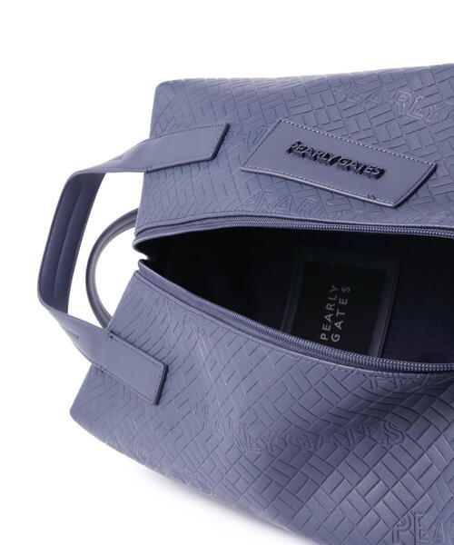 【新品未使用】PEARLY GATES ゴルフ シューズケース定価9,900円 PEARLY GATES ゴルフ 「PEARLY GATES」BASICシューズケース