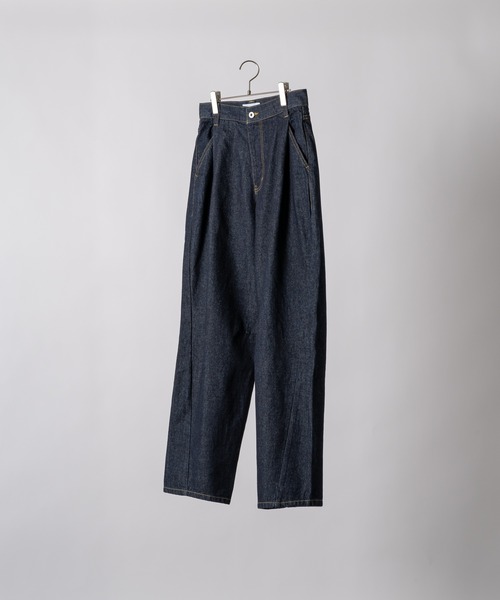 「soerte」 加工デニムパンツ 0 サックスブルー メンズ