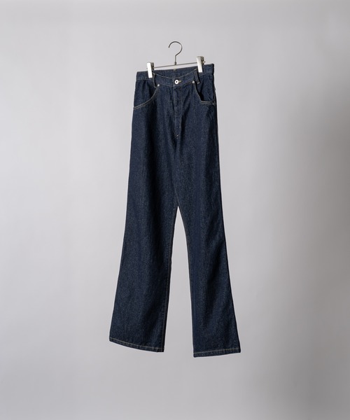 「soerte」 加工デニムパンツ 0 サックスブルー メンズ