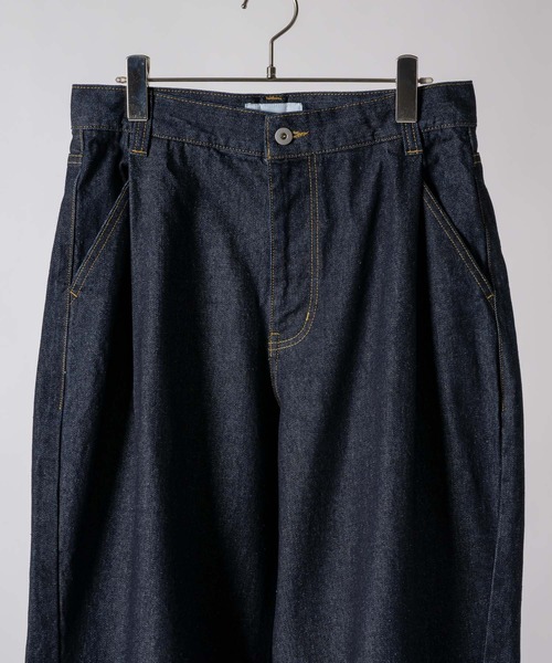 「soerte」 加工デニムパンツ 0 サックスブルー メンズ