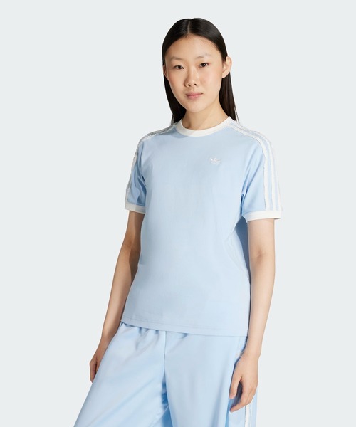 adidas tシャツ Originals ラッフル スリーストライプス 半袖T