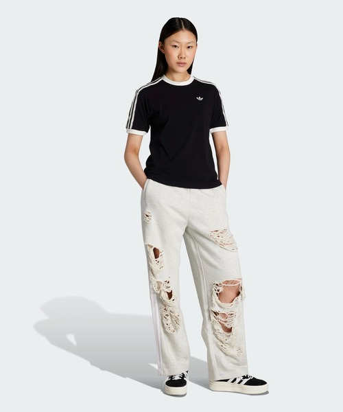 tシャツ adidas Originals ラッフル スリーストライプス 半袖Tシャツ/ アディダスオリジナルス adidas Originals レ adidas tシャツ Originals ラッフル スリーストライプス 半袖T