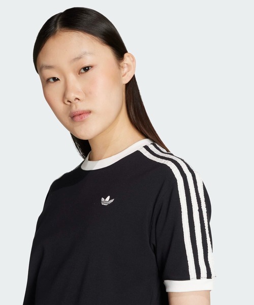 adidas tシャツ Originals ラッフル スリーストライプス 半袖T