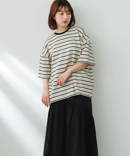 「SENSE OF PLACE by URBAN RESEARCH」 半袖Tシャツ LARGE ベージュ メンズ