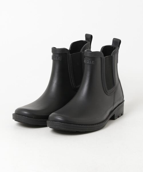 AIGLE エーグル レインブーツ 35（22.5）ブラック AIGLE 「AIGLE」 レインブーツ 35 ブラック系その他 レディース