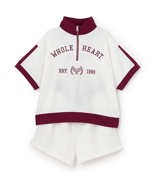 LOVETOXIC セットアップ 「LTXC」バイカラージップ キッズ 子供服