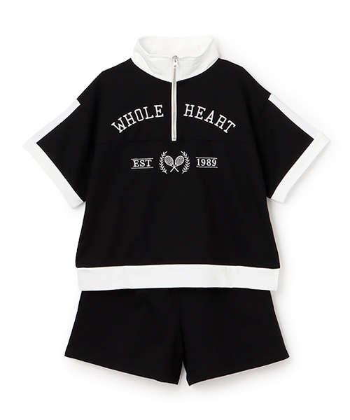 LOVETOXIC セットアップ 「LTXC」バイカラージップ キッズ 子供服