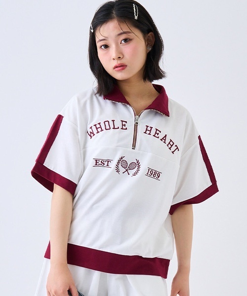 LOVETOXIC セットアップ 「LTXC」バイカラージップ キッズ 子供服