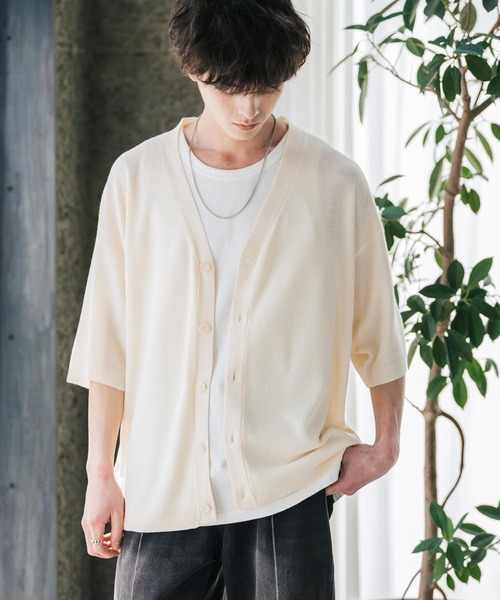 「Rocky Monroe」 半袖ニット X-LARGE ネイビー メンズ