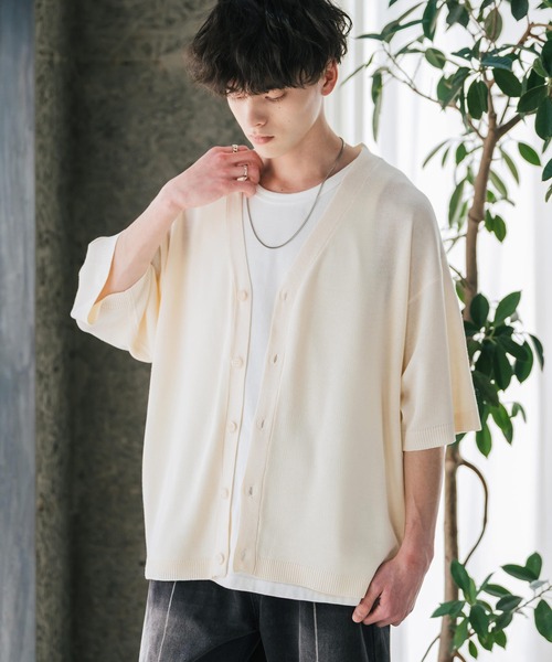 「Rocky Monroe」 半袖ニット X-LARGE ネイビー メンズ